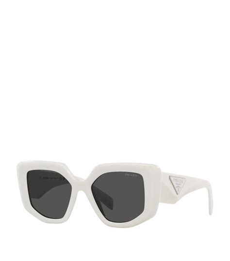 prada symbole sunglasses white.